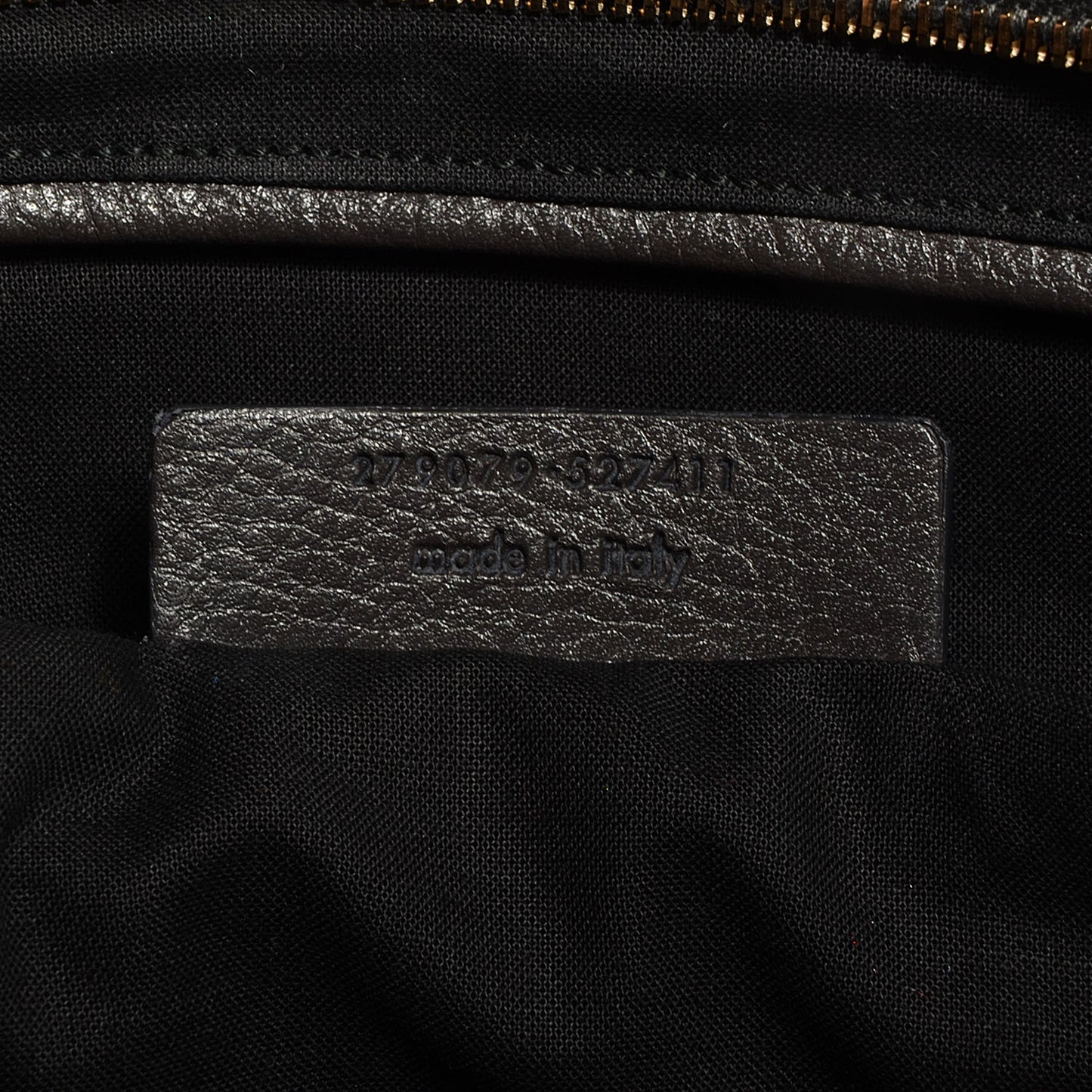 Leather Perforated Large Cabas ChYc Pewter
