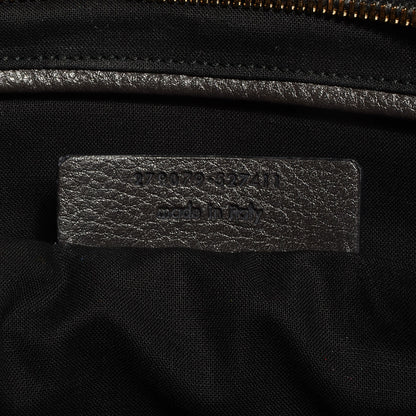 Saint Laurent Leather Perforated Large Cabas ChYc Pewter 7 of 8