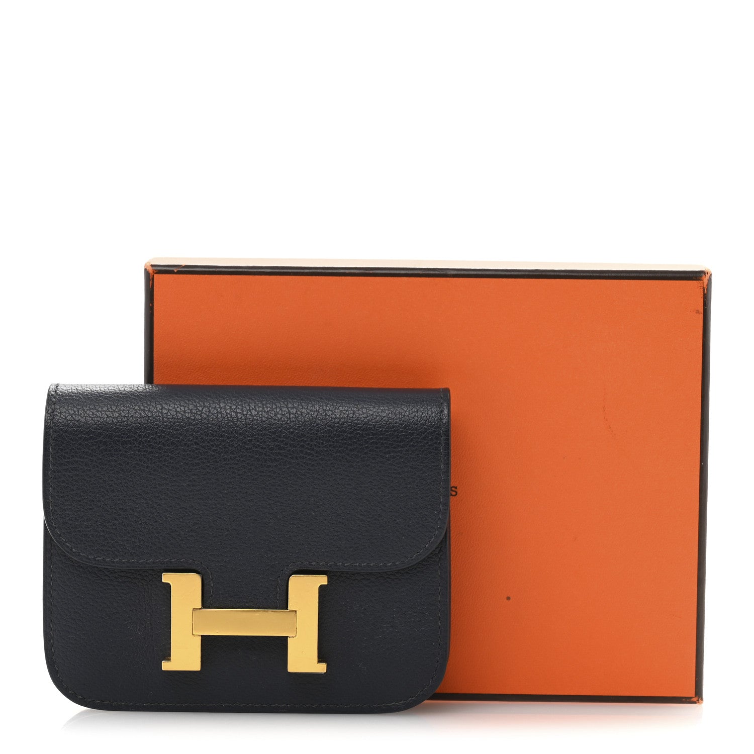 Hermes Evercolor Constance Slim Wallet Bleu Nuit 10 of 10