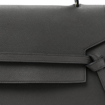 Celine Grained Calfskin Mini Belt Bag Grey 8 of 14
