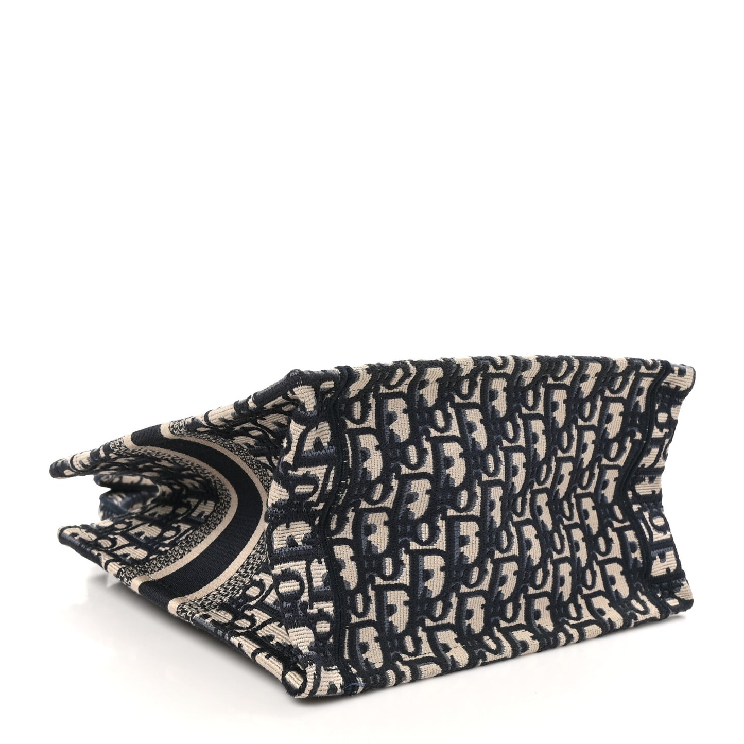 Oblique Small Book Tote Blue Multicolor
