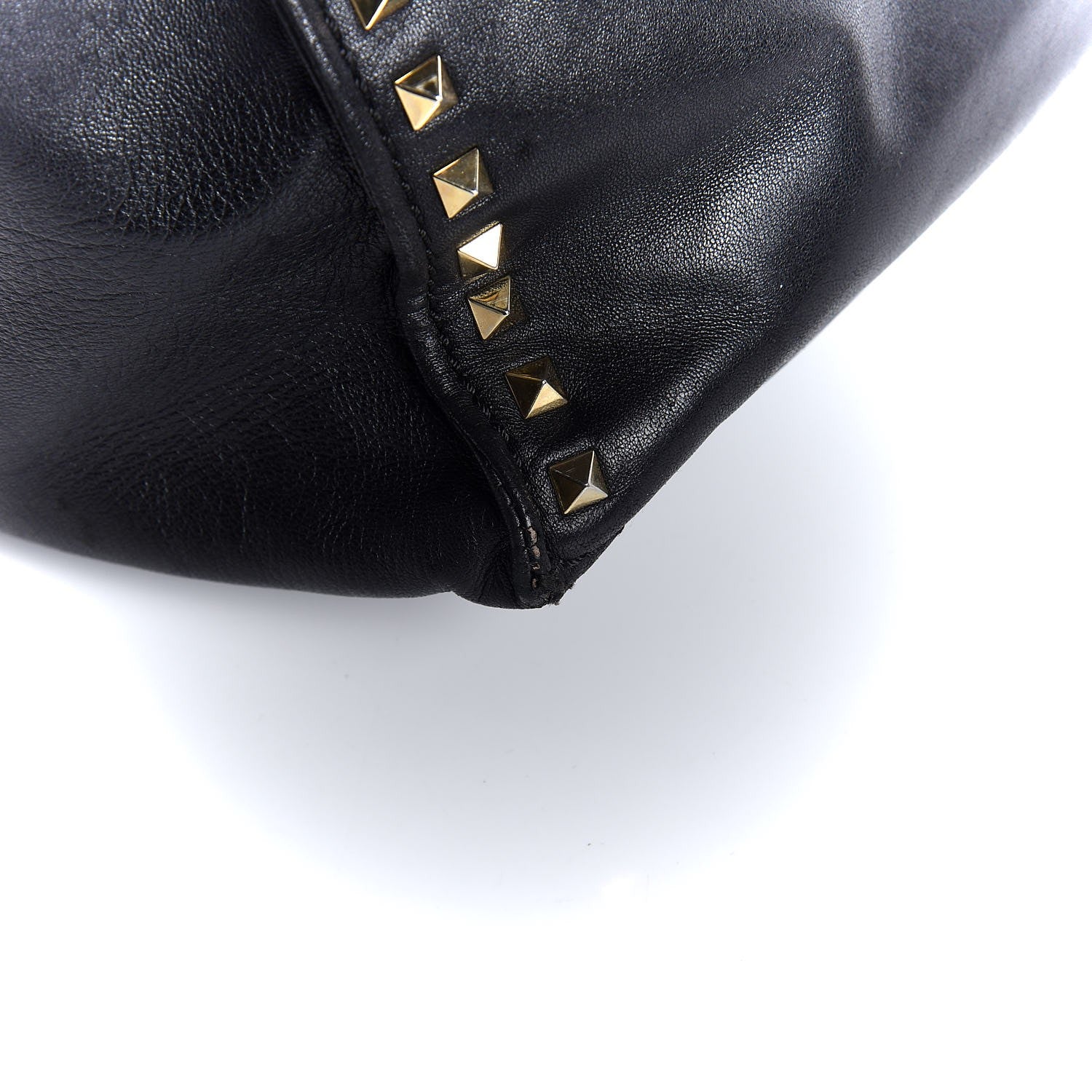 Valentino Garavani Nappa Medium Rockstud Soft Tote Black 19 of 23