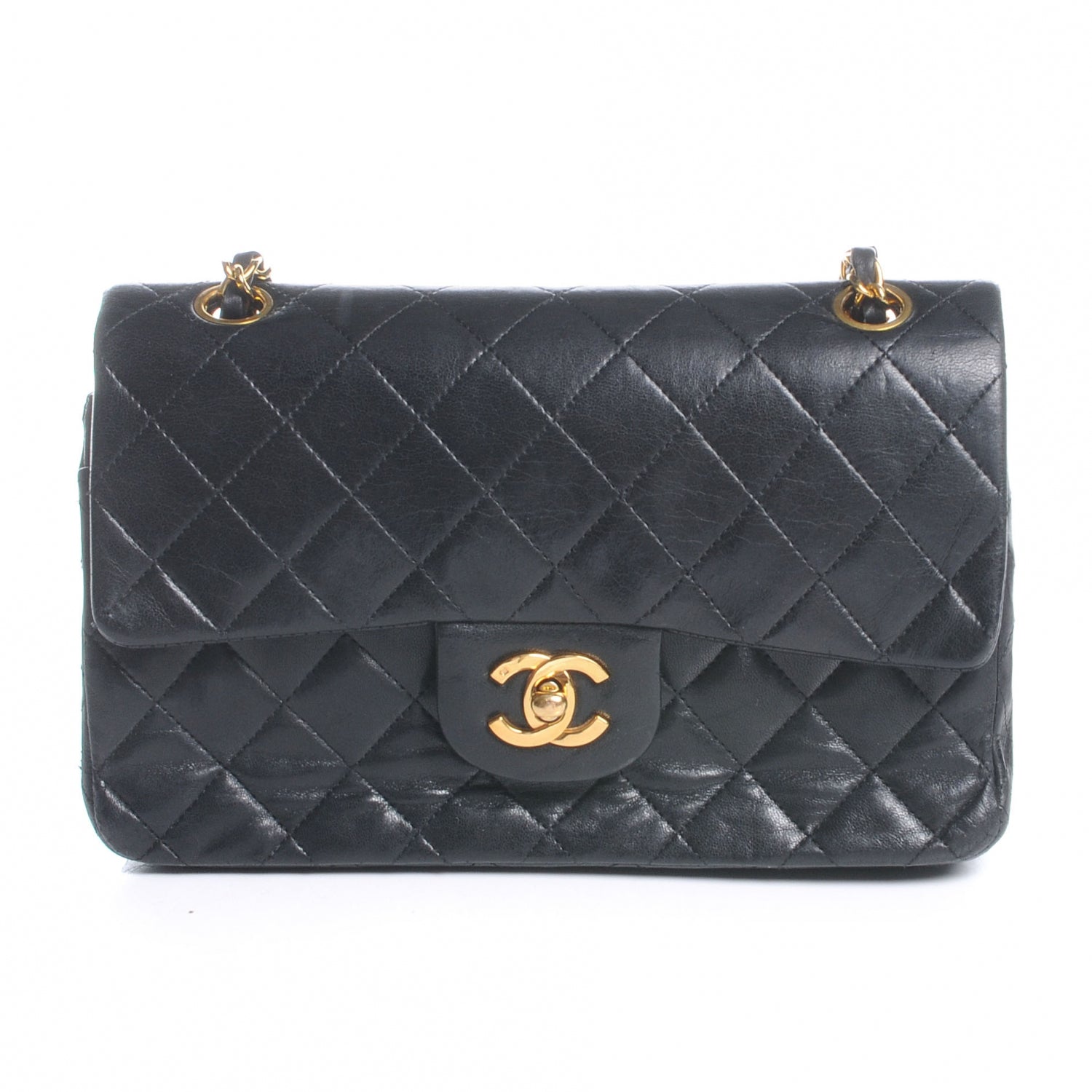 Chanel Lambskin Small Double Flap Black 1 of 8
