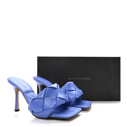 Bottega Veneta Nappa Maxi Intrecciato Lido 90mm Mule Sandals 39 Indigo 8 of 8
