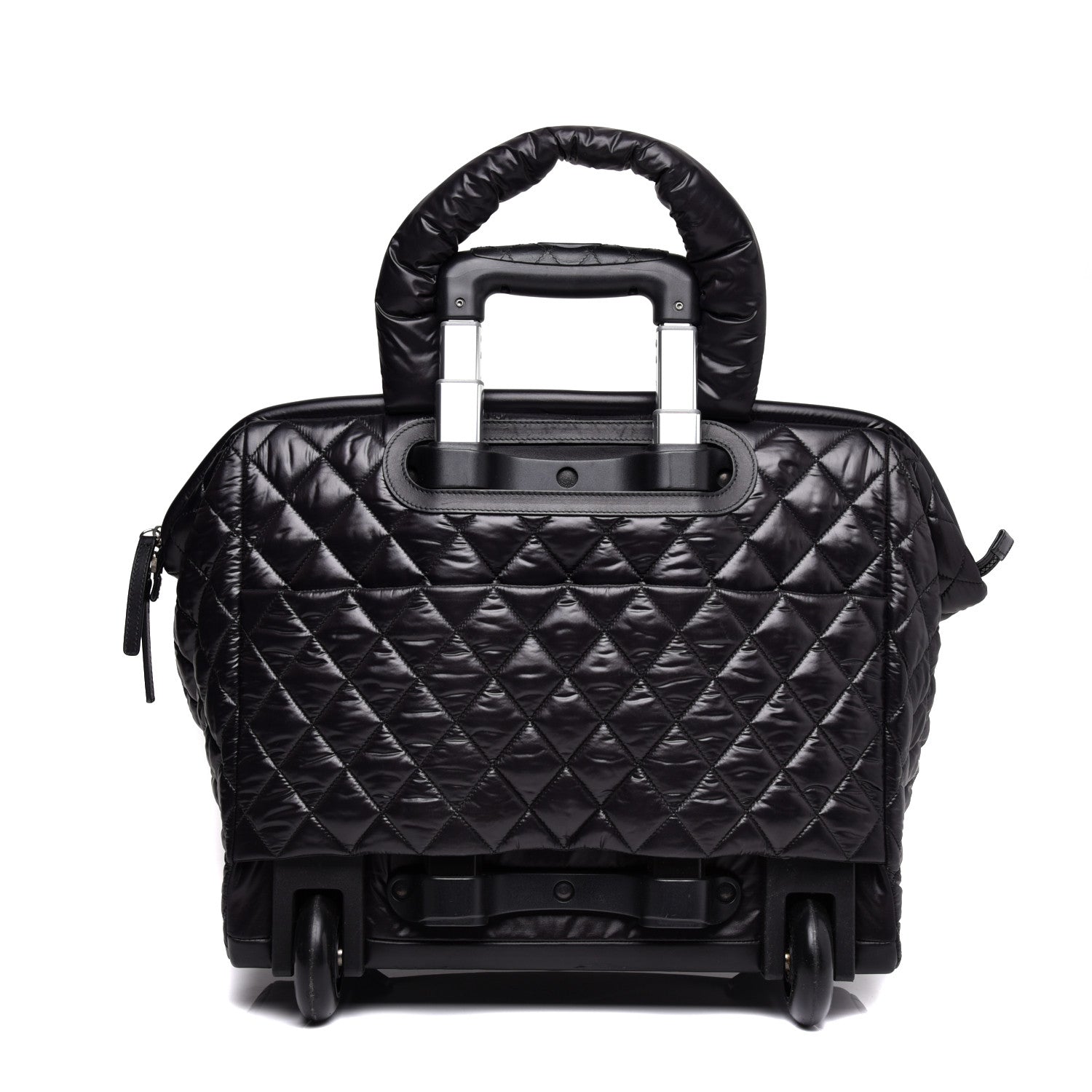 Chanel Nylon Quilted Coco Cocoon Trolley Black 3 of 17