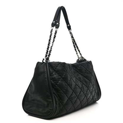Chanel Iridescent Calfskin Quilted Relax CC Shoulder Bag Black 2 of 13