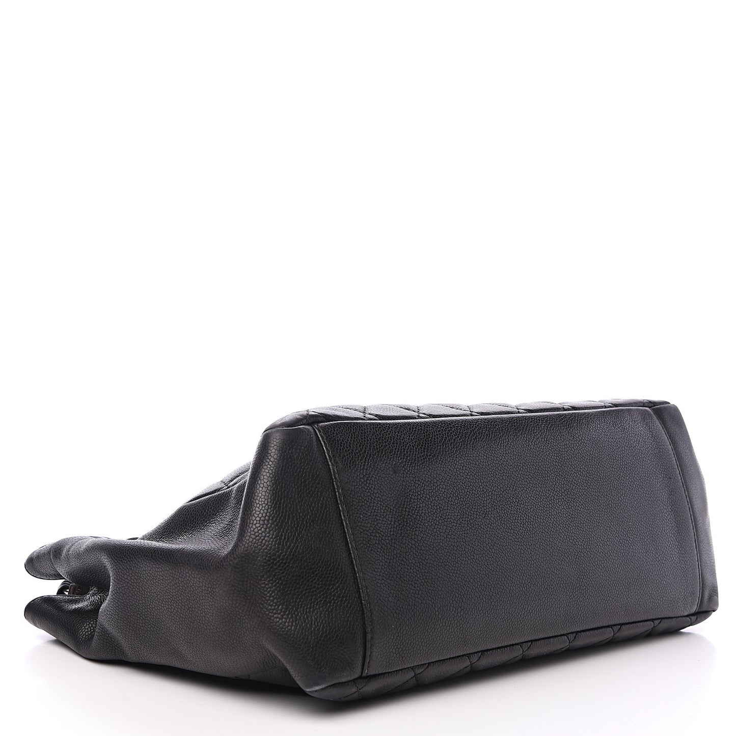 Caviar Quilted Grand Shopping Tote GST Black