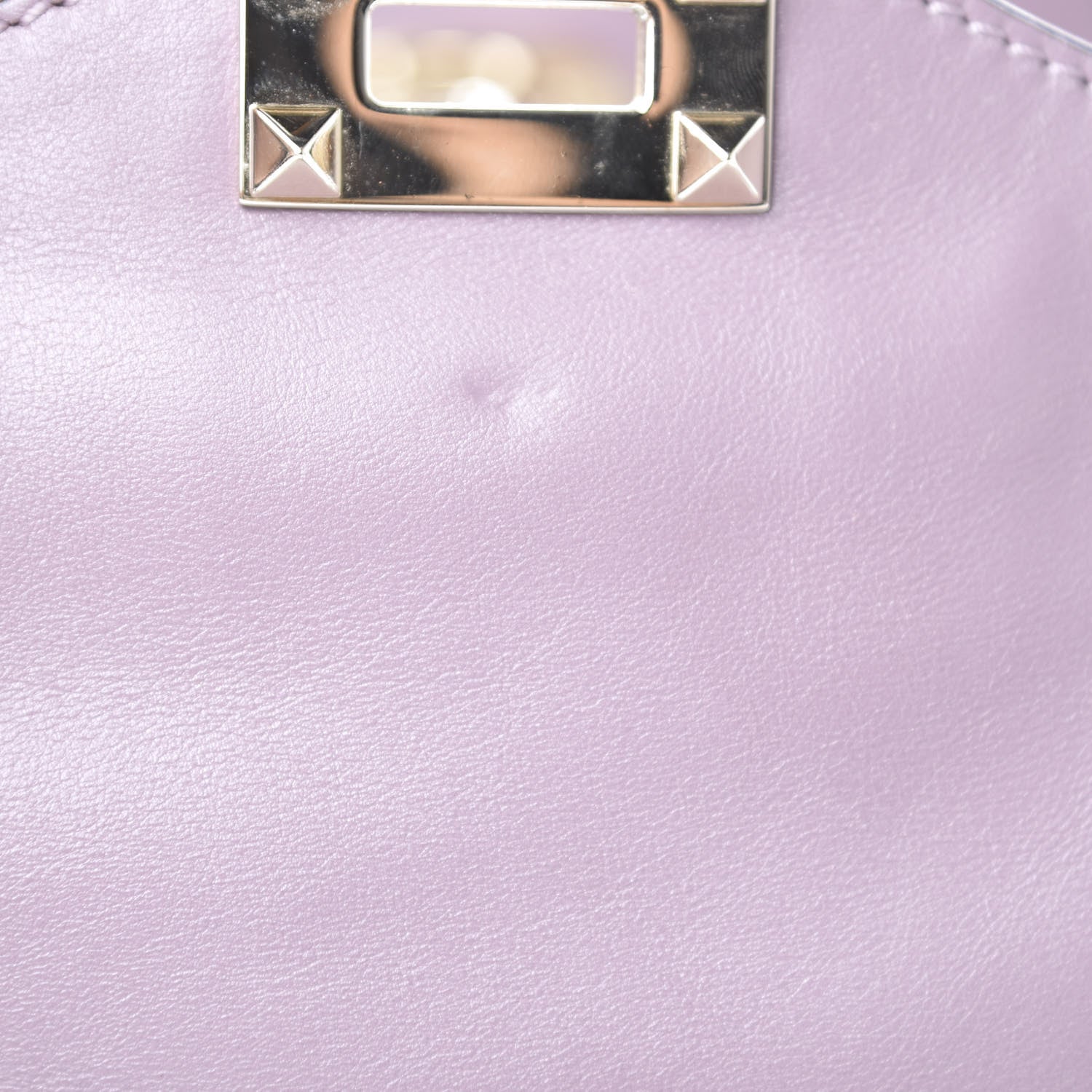 Valentino Garavani Vitello Medium Rockstud Tote Dark Mauve 8 of 11