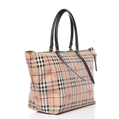 Burberry Haymarket Check Medium Salisbury Tote Chocolate 3 of 12