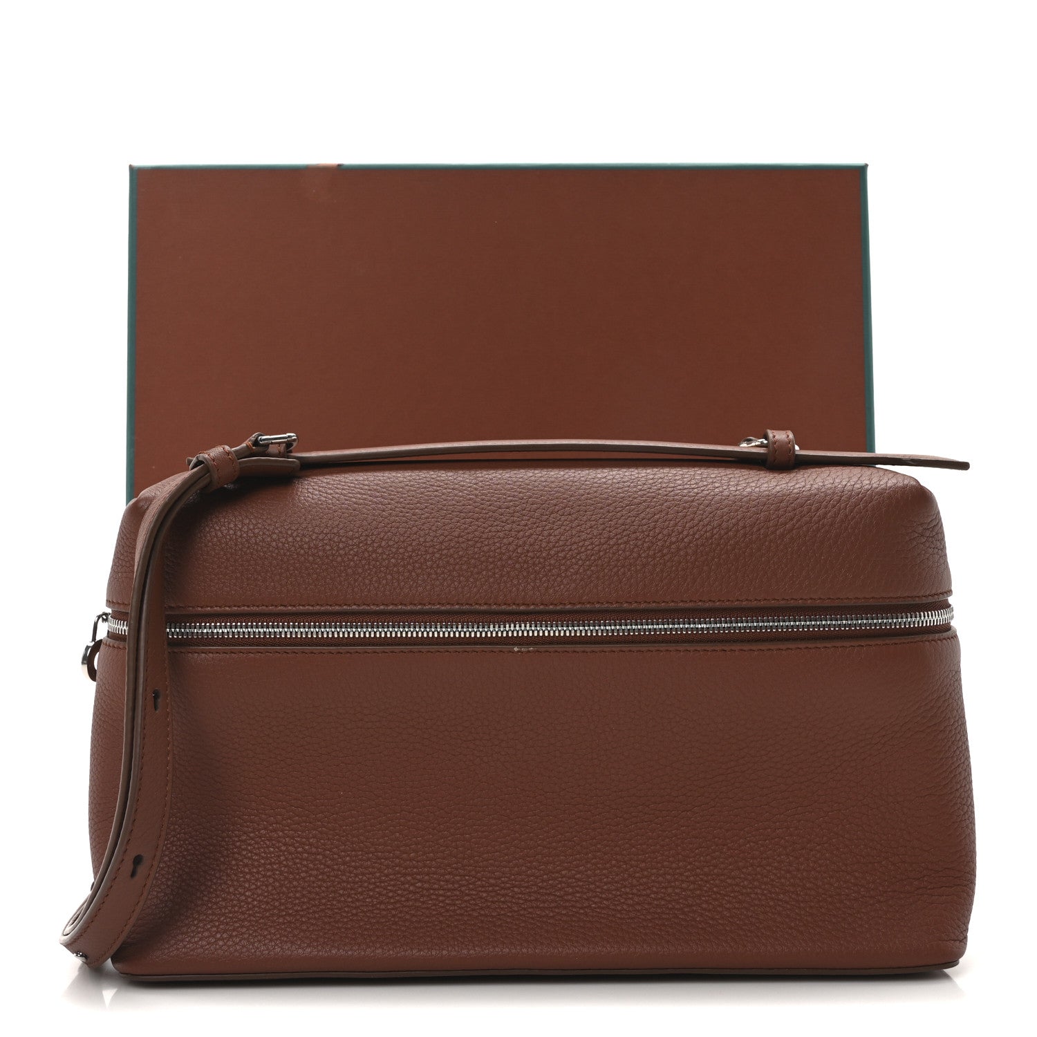 Loro Piana Grained Calfskin Extra Pocket L27 Kummel 10 of 10