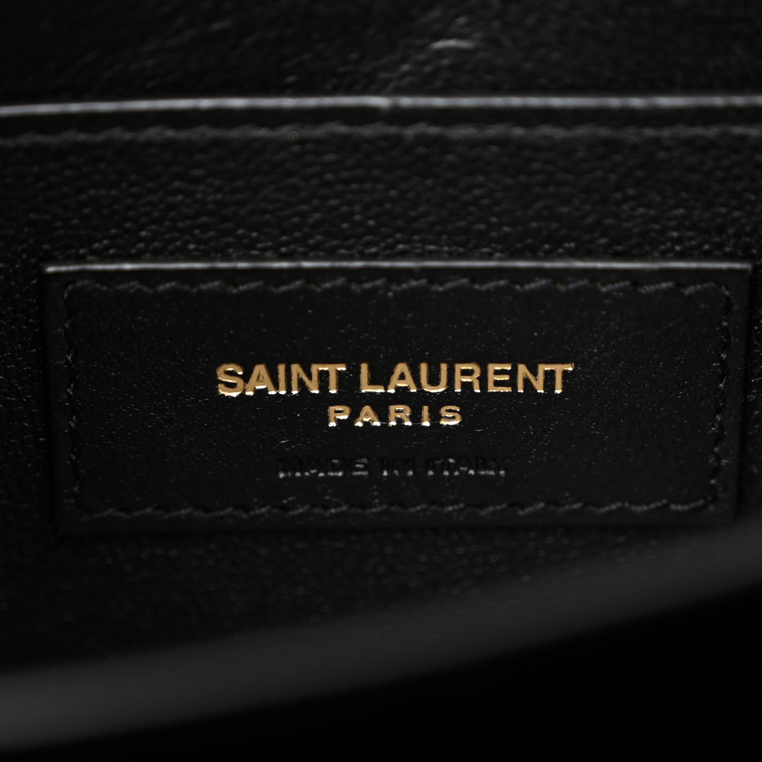 Saint Laurent Calfksin Woven Mini Classic Monogram Cassandra Top Handle Black 6 of 10