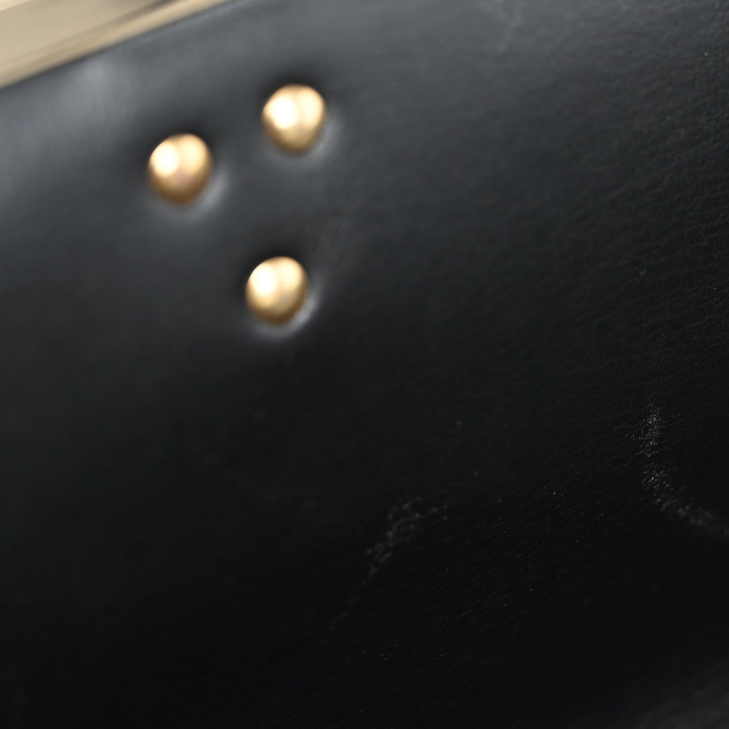 Christian Dior Calfskin Metal Frame Clutch Black 7 of 13