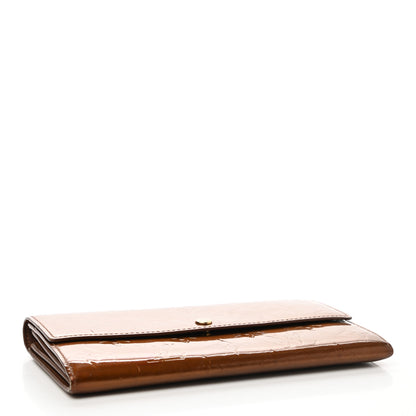 Louis Vuitton Vernis Sarah Wallet Bronze 3 of 7