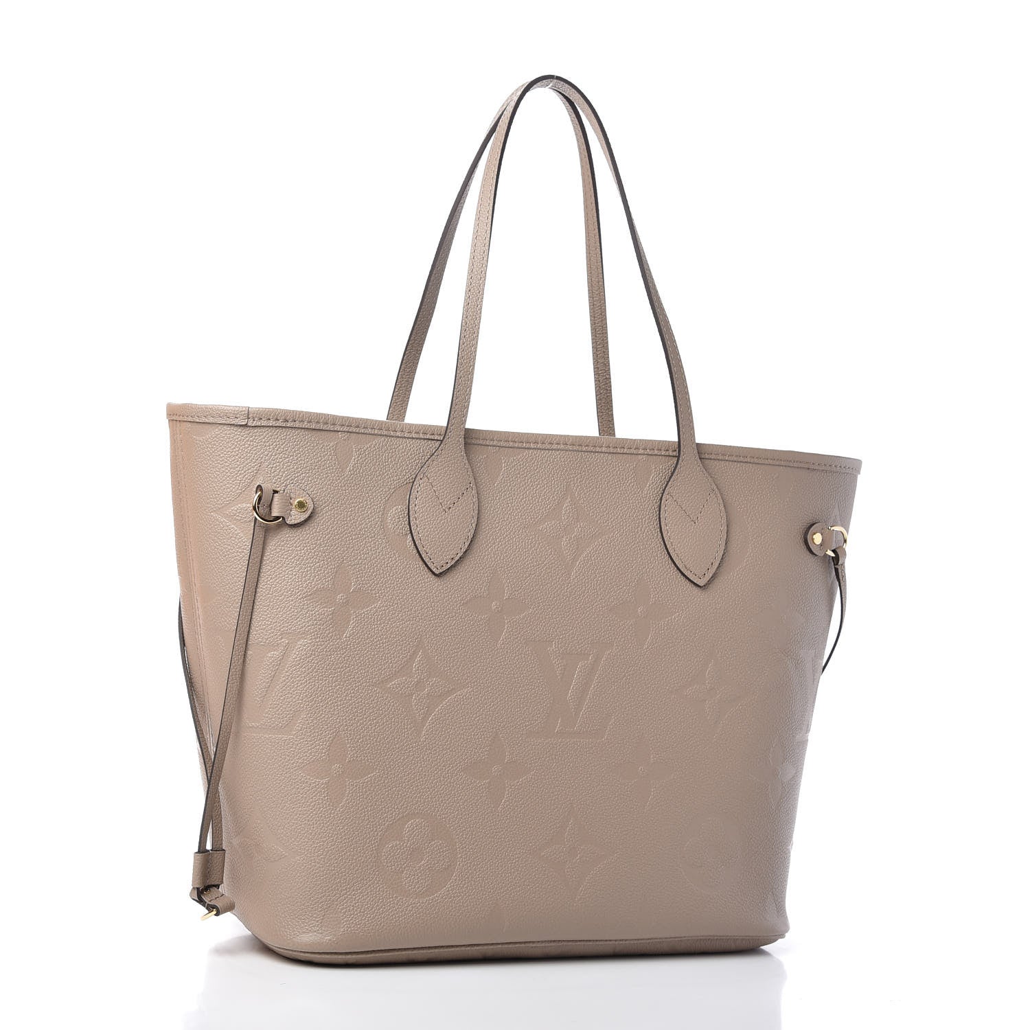 Louis Vuitton Empreinte Monogram Giant Neverfull MM Tourterelle 3 of 9