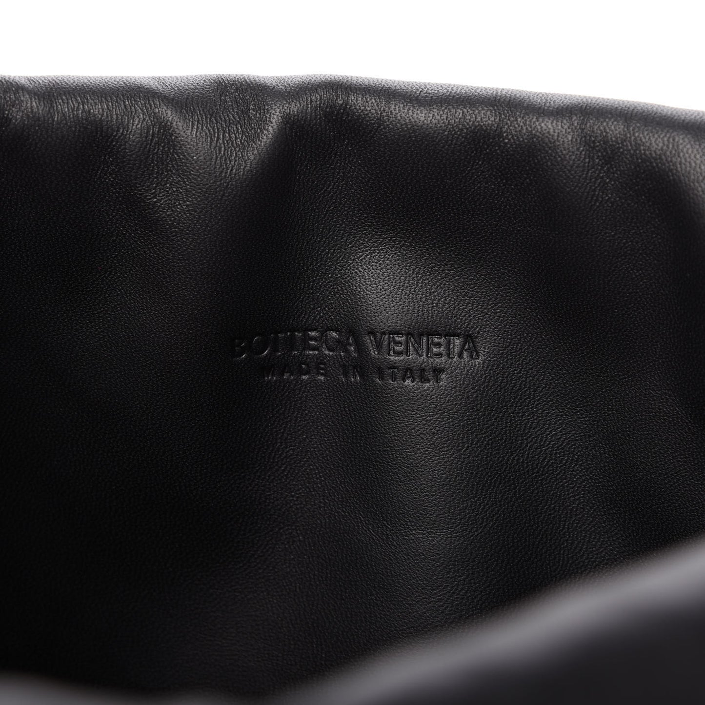 Nappa Intrecciato Medium Knot Flap Crossbody Black