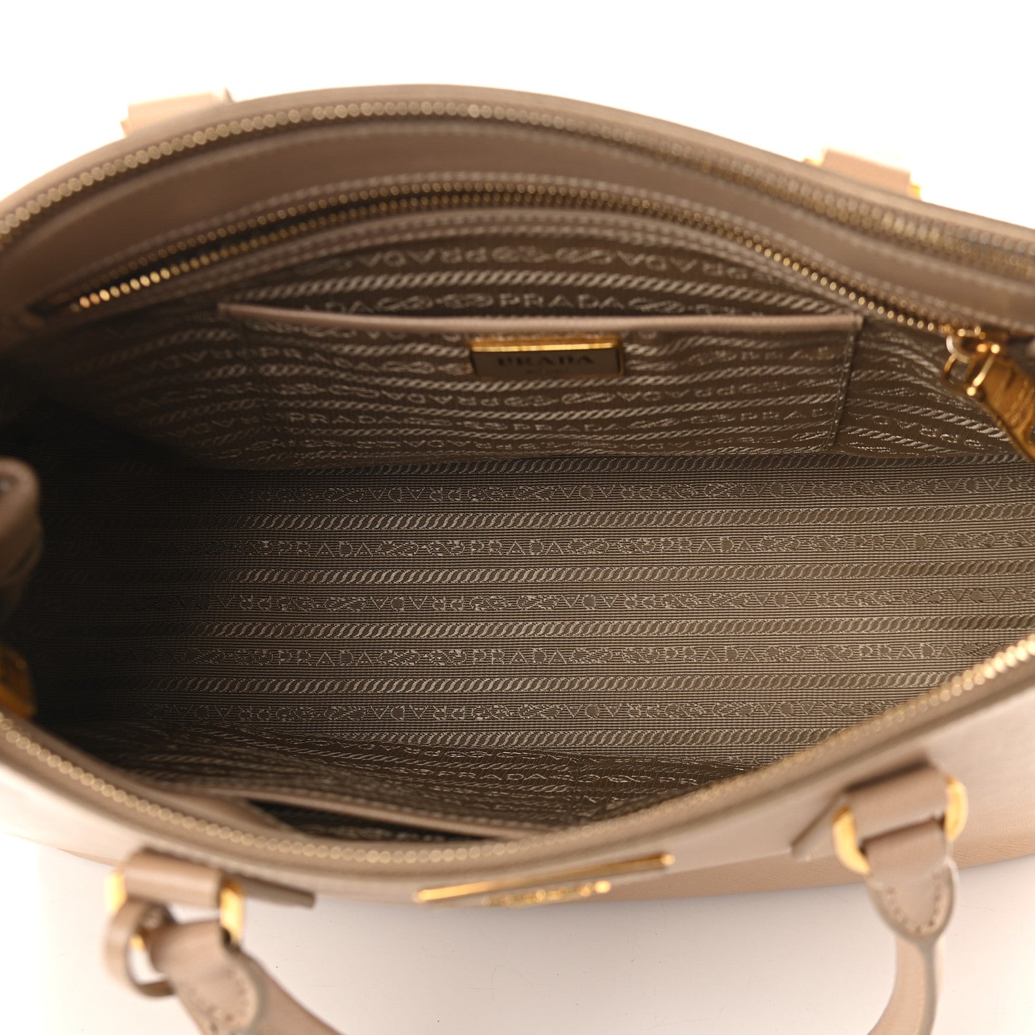 Prada Saffiano Medium Galleria Double Zip Tote Sabbia 5 of 11