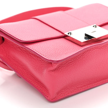 Jimmy Choo Grainy Pebbled Calfskin Rebel Crossbody Bag Pink 8 of 10