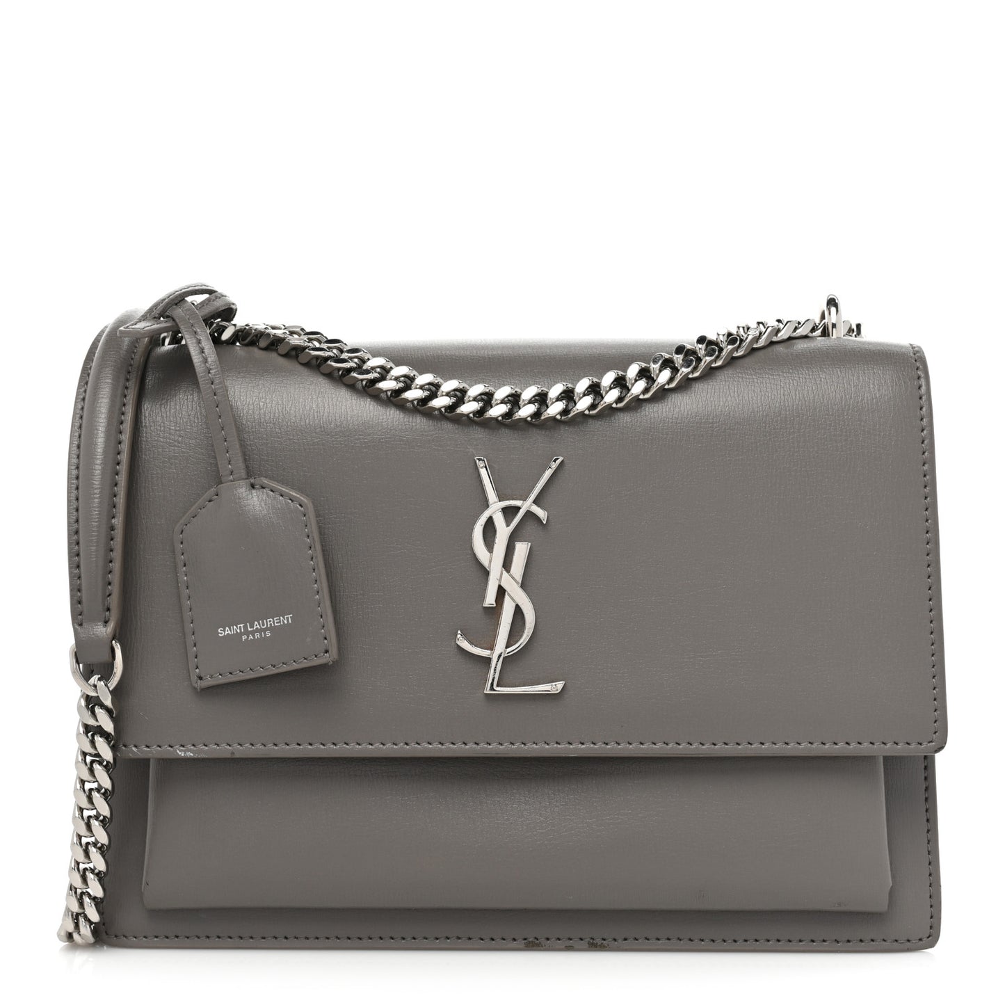 Calfskin Medium Monogram Sunset Fog