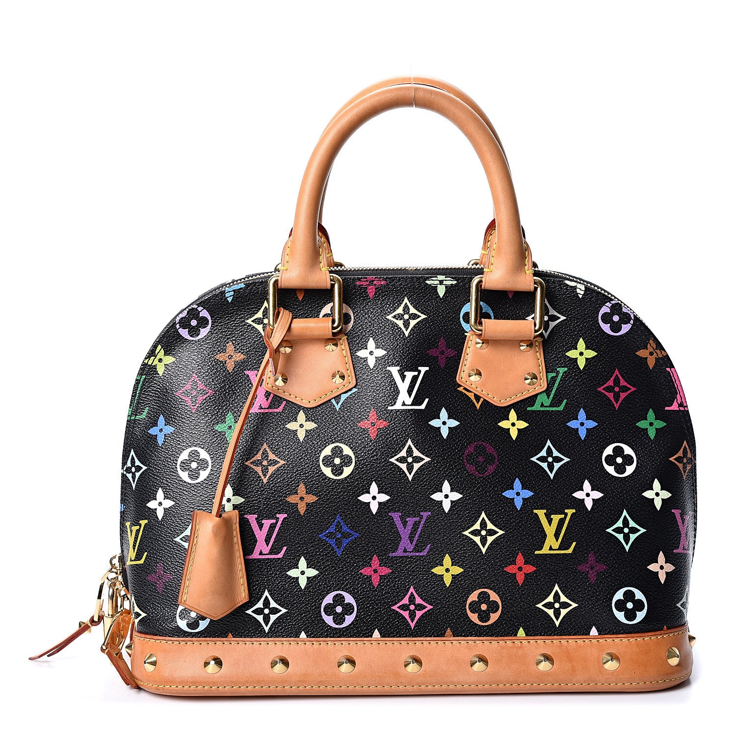 Louis Vuitton Monogram Multicolor Alma PM Black 1 of 9