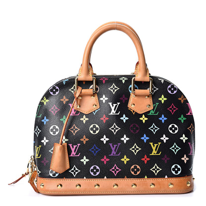 Louis Vuitton Monogram Multicolor Alma PM Black 1 of 9