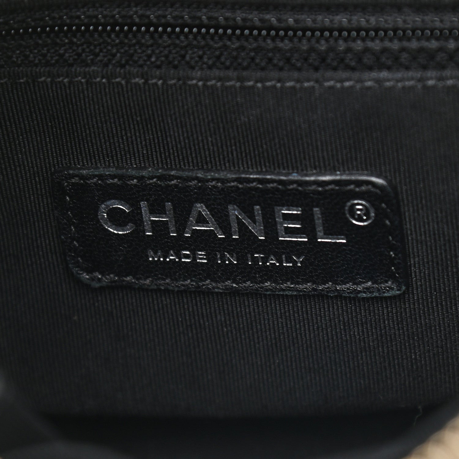 Chanel Wool Embroidered Medium Gabrielle Hobo Dark Navy Blue 6 of 9