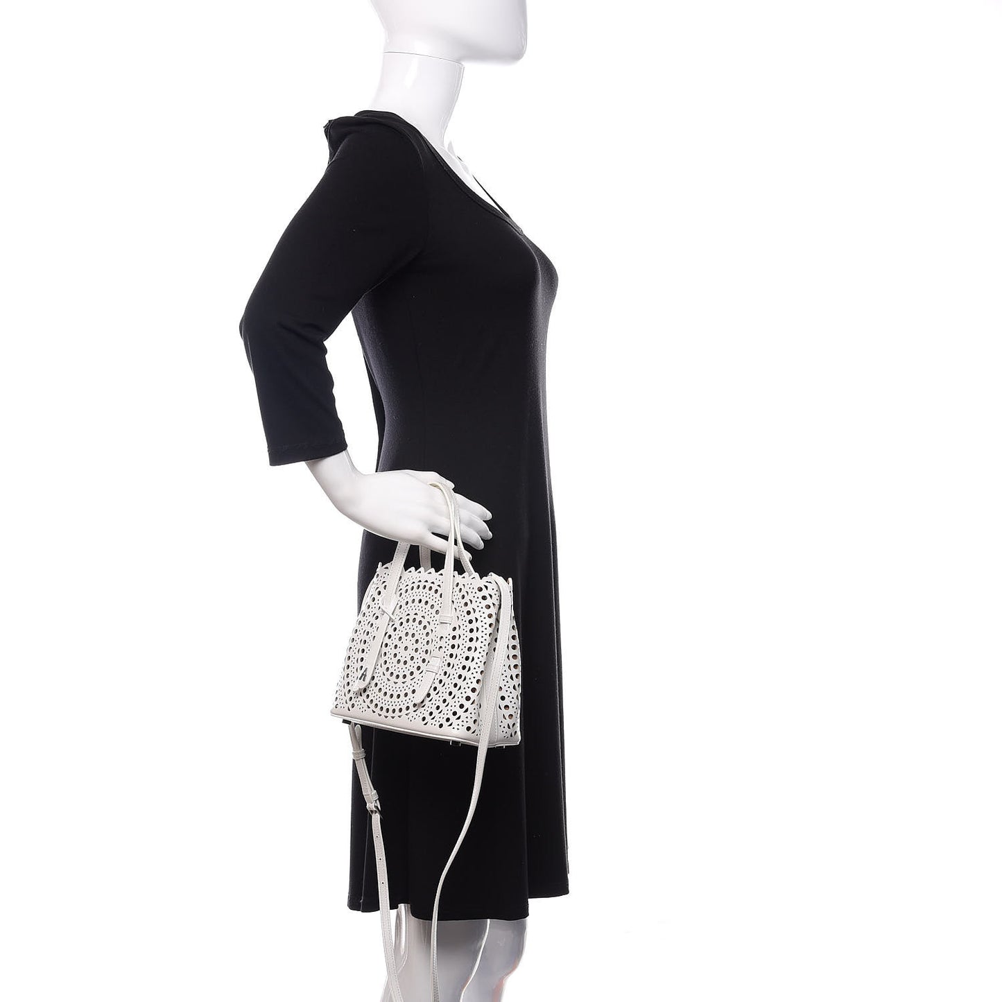 Calfskin Vienne Mina 20 Bag White