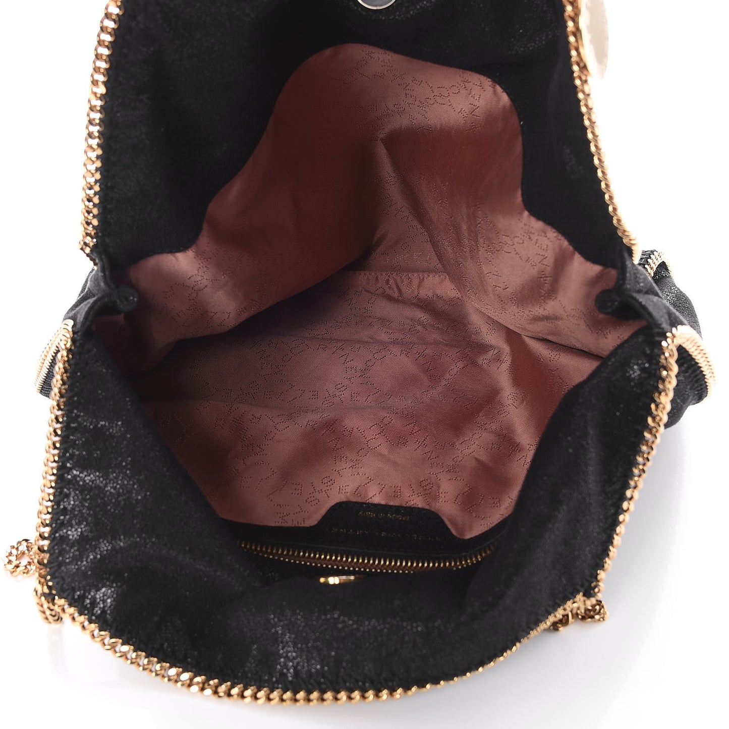 Shaggy Deer Small Falabella Tote Black