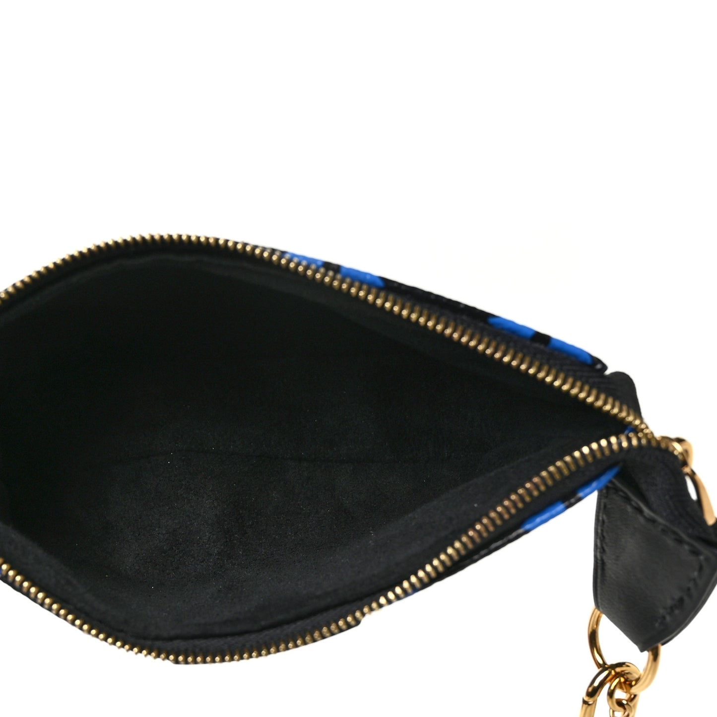 Colored Monogram Mini Pochette Accessories Blue Black