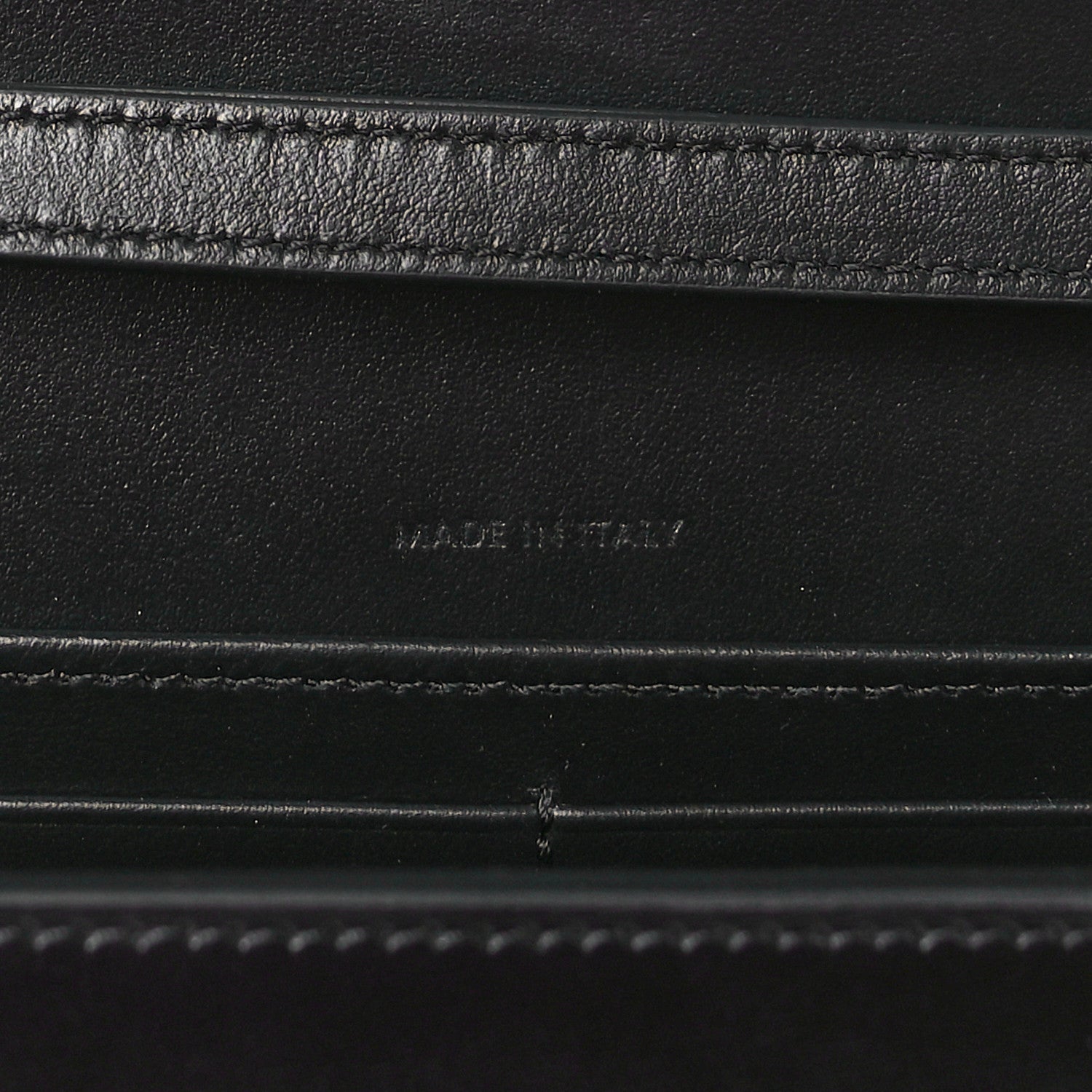 Celine Shiny Calfskin Triomphe Margo Wallet on Chain Black 7 of 11