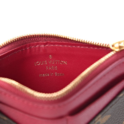 Louis Vuitton Monogram Zipped Card Holder Fuchsia 5 of 5