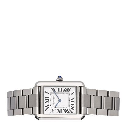 Cartier Stainless Steel 24mm Tank Solo Quartz Watch 2 of 5