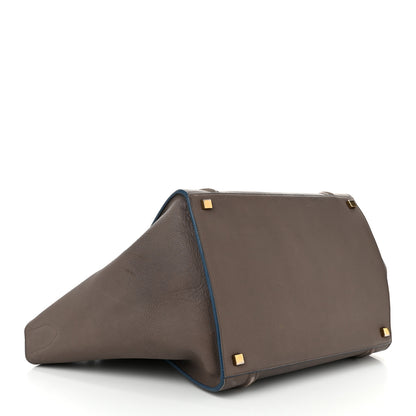 Celine Supple Calfskin Medium Phantom Luggage Grey Blue 4 of 14