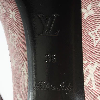 Louis Vuitton Monogram Idylle Romance Open Toe Pumps Sepia 37 6 of 7