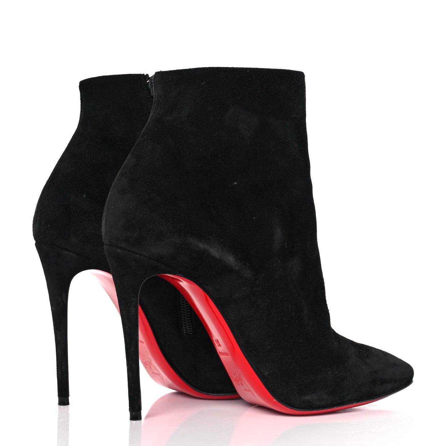 Veau Velours Eloise Booty 100 Ankle Boots 36 Black