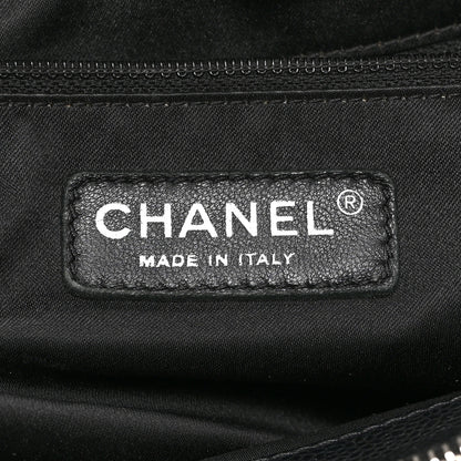 Chanel Caviar Quilted XL Grand Shopping Tote GST Black 7 of 11