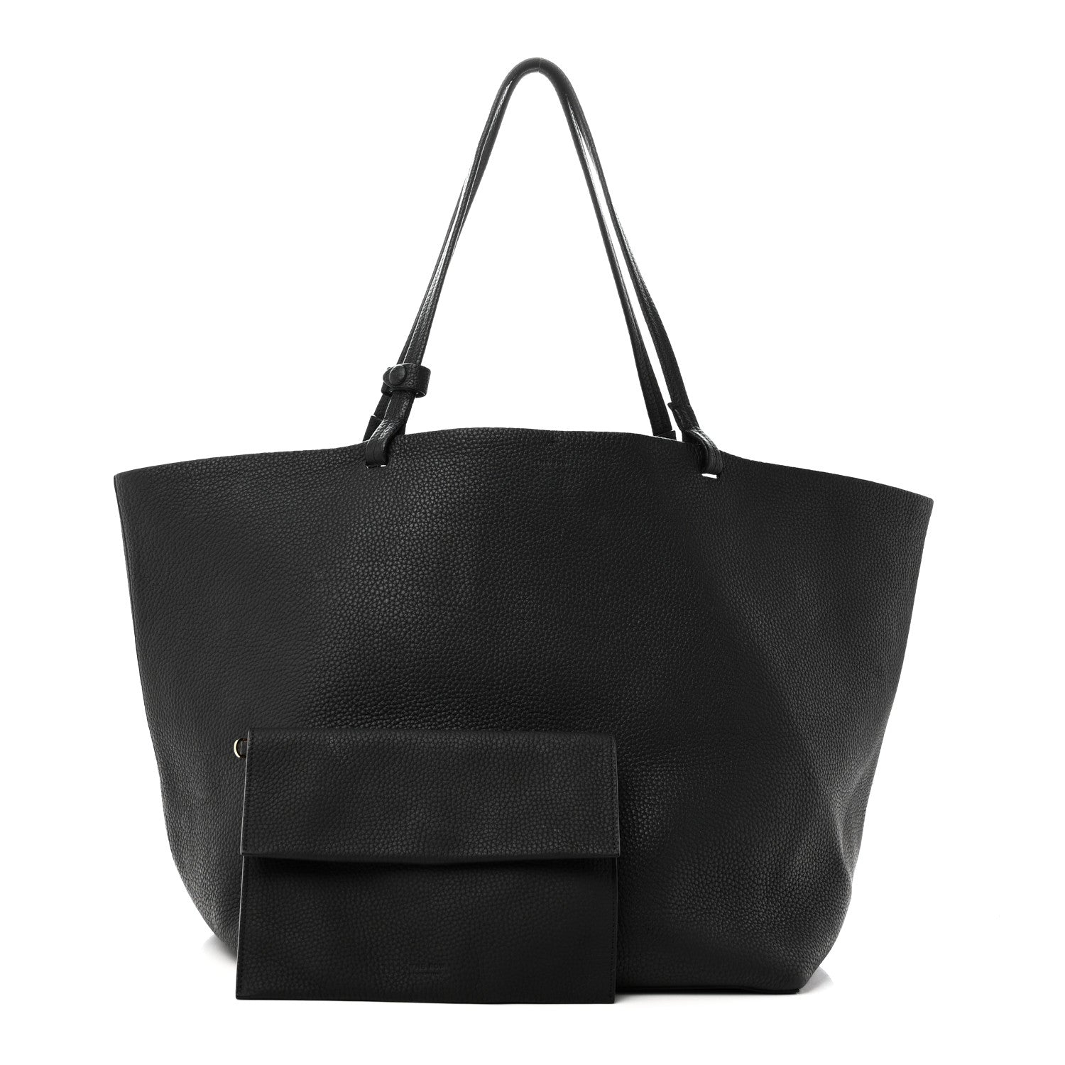 The Row Grained Calfskin Park Tote XL Black 3 of 10