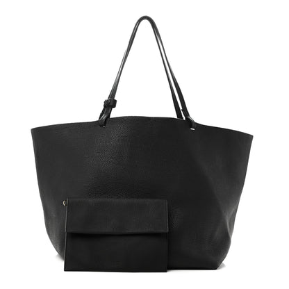 The Row Grained Calfskin Park Tote XL Black 3 of 10