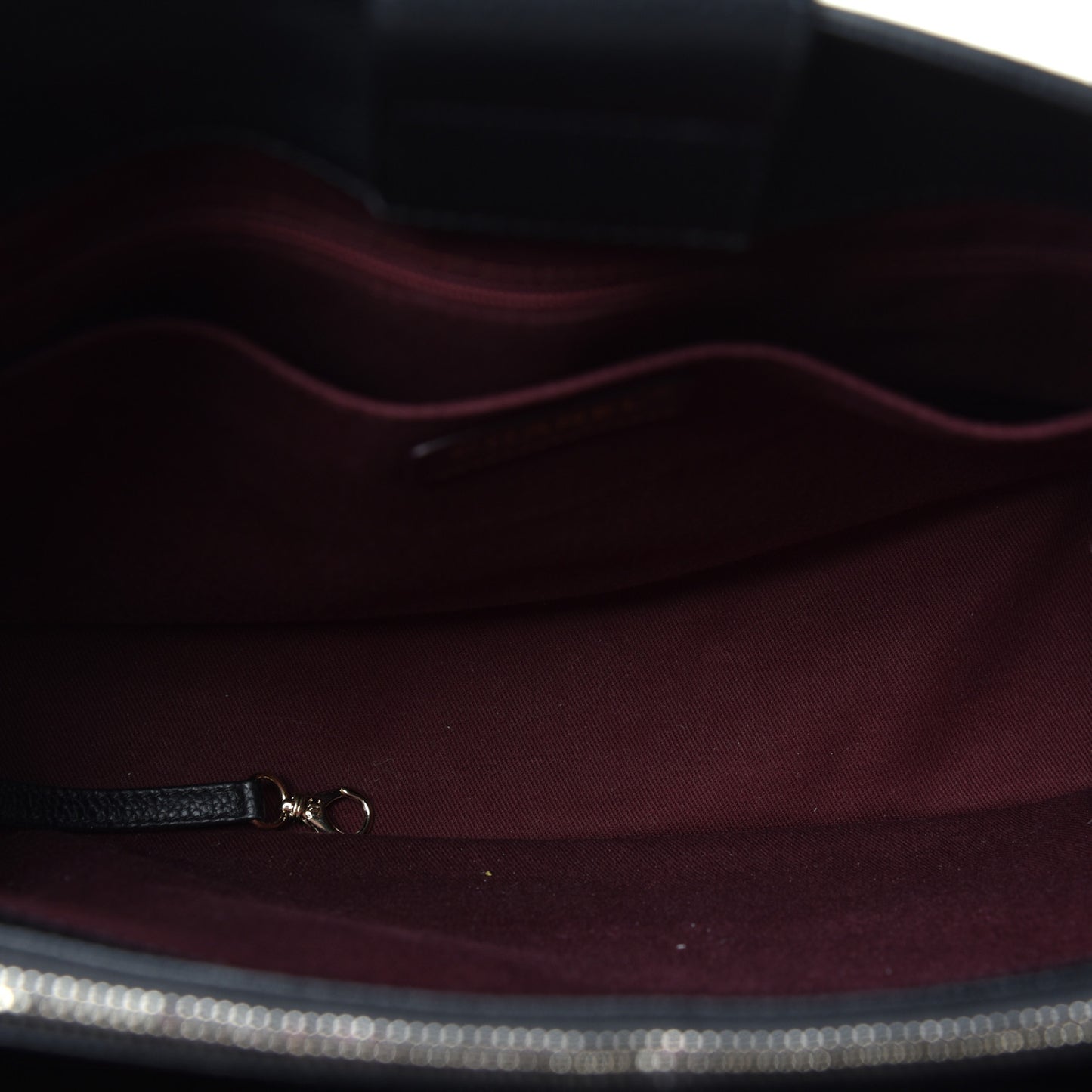 Grained Calfskin Medium Neo Executive Shopper Tote Black