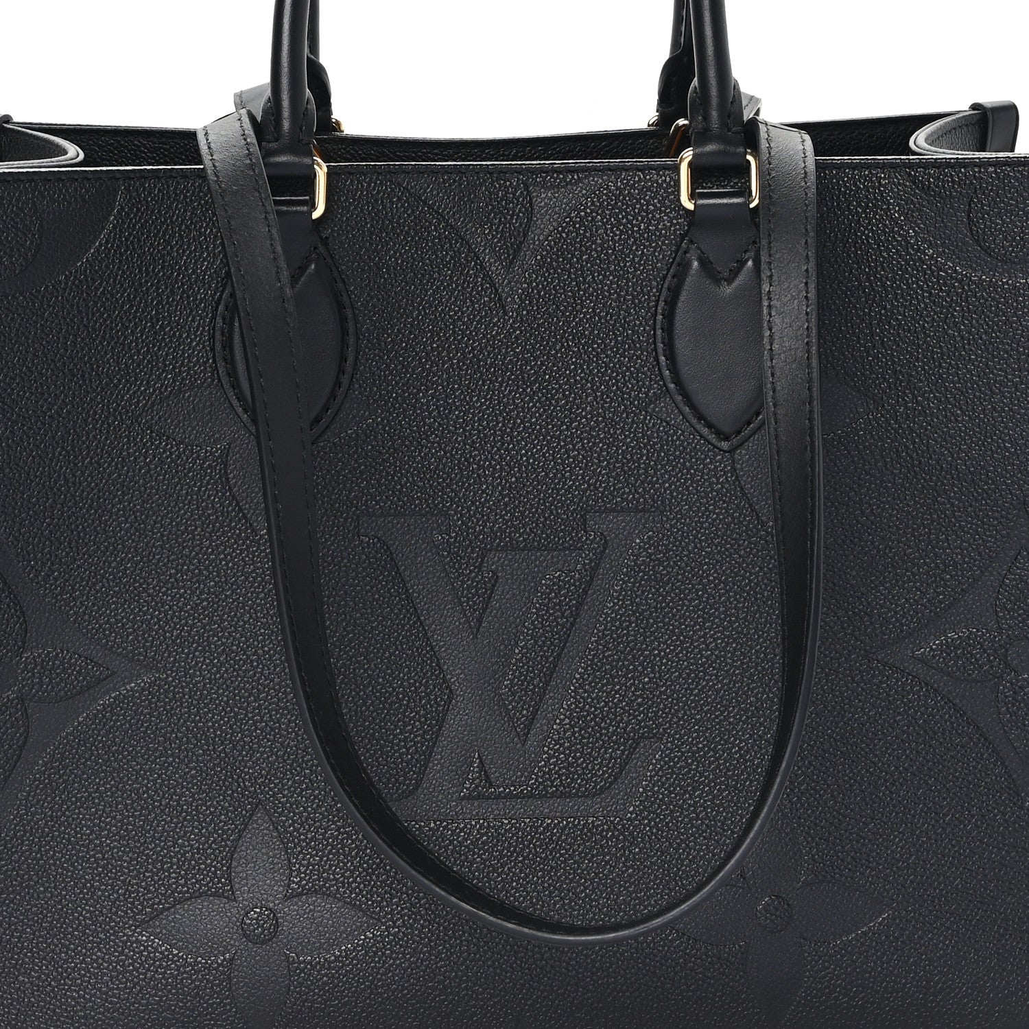 Louis Vuitton Empreinte Monogram Giant Onthego MM Black 7 of 9