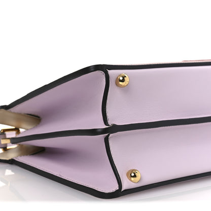 Fendi Vitello Seta Shiny Nappa Dancing Girls Inlay Small Peekaboo I SEE U Satchel Anemone Multicolor 10 of 12