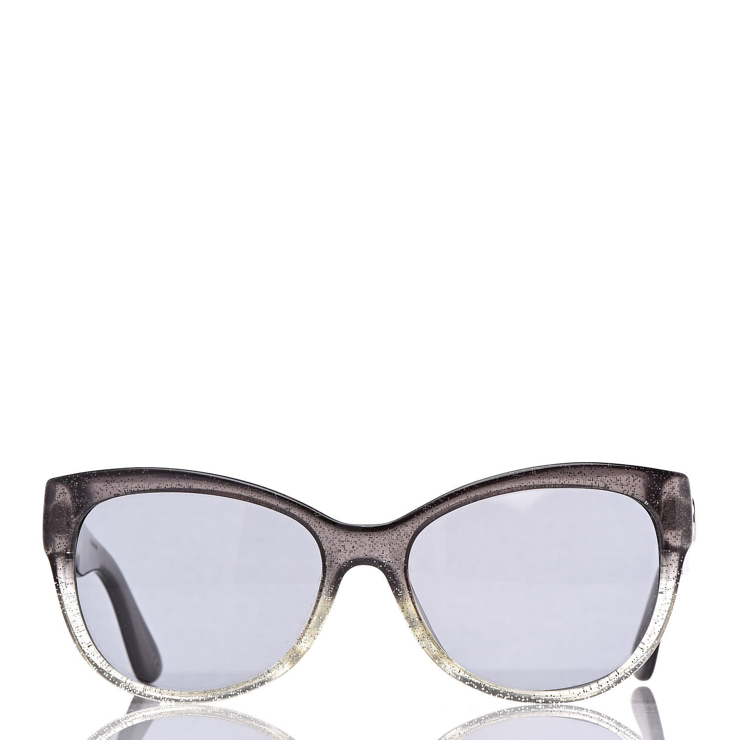 Gucci Glitter Cat Eye Optyl Sunglasses GG 3838F Grey Silver 2 of 9