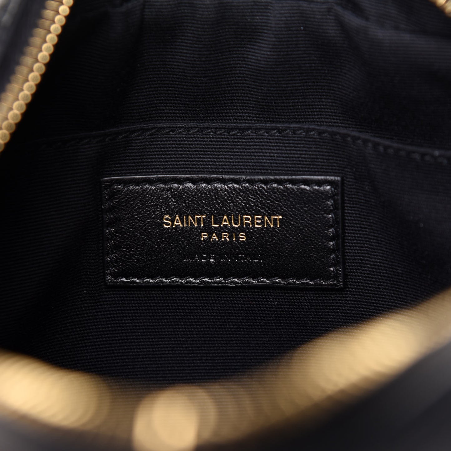 Calfskin Matelasse Monogram Lou Camera Bag Black