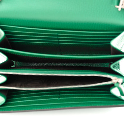 Gucci Calfskin Mini Dionysus Chain Wallet Emerald 5 of 11