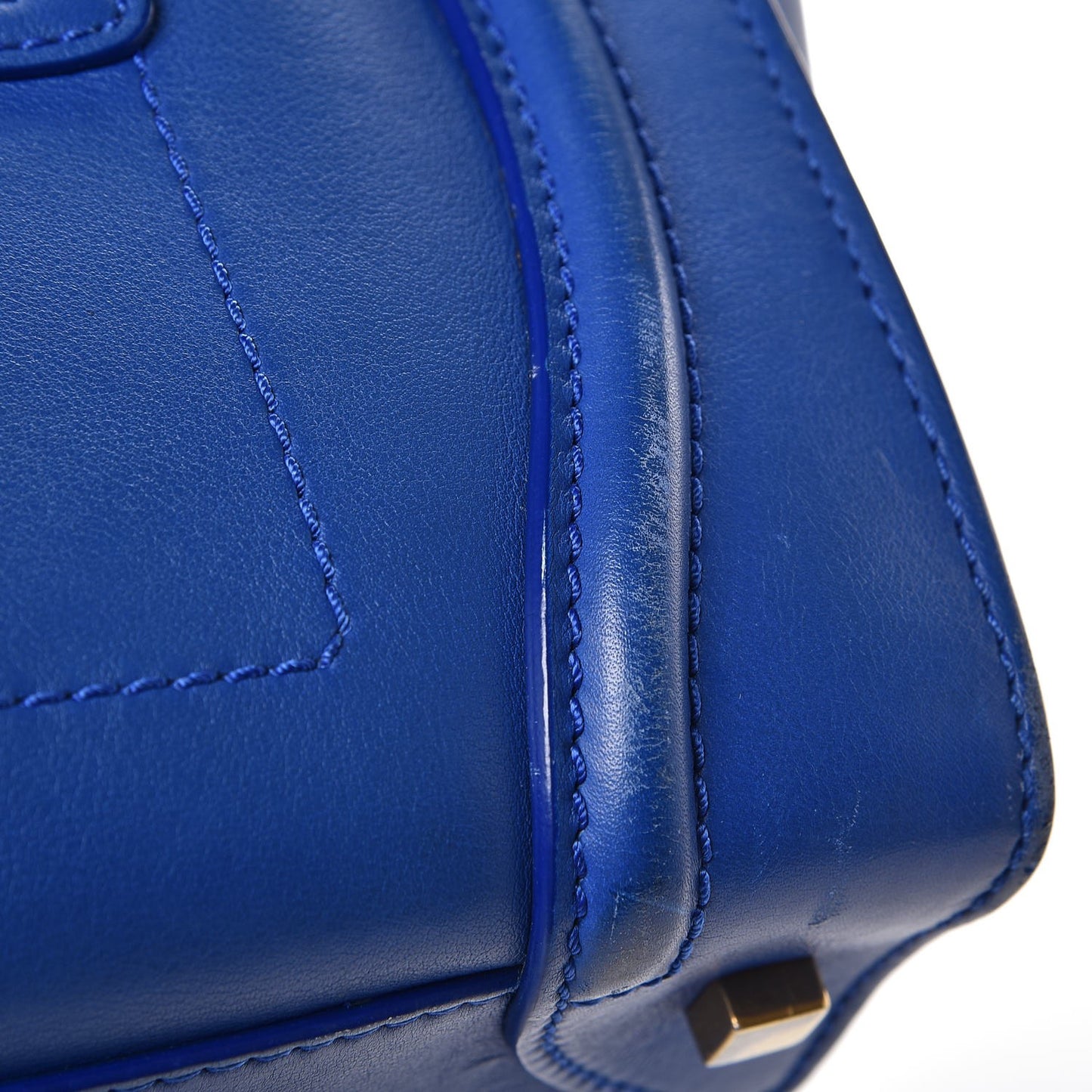 Smooth Calfskin Mini Luggage Royal Blue