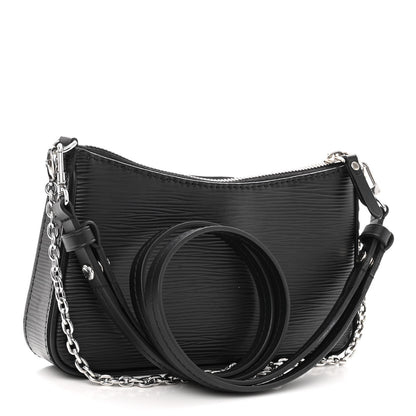 Louis Vuitton Epi Easy Pouch On Strap Black 3 of 9