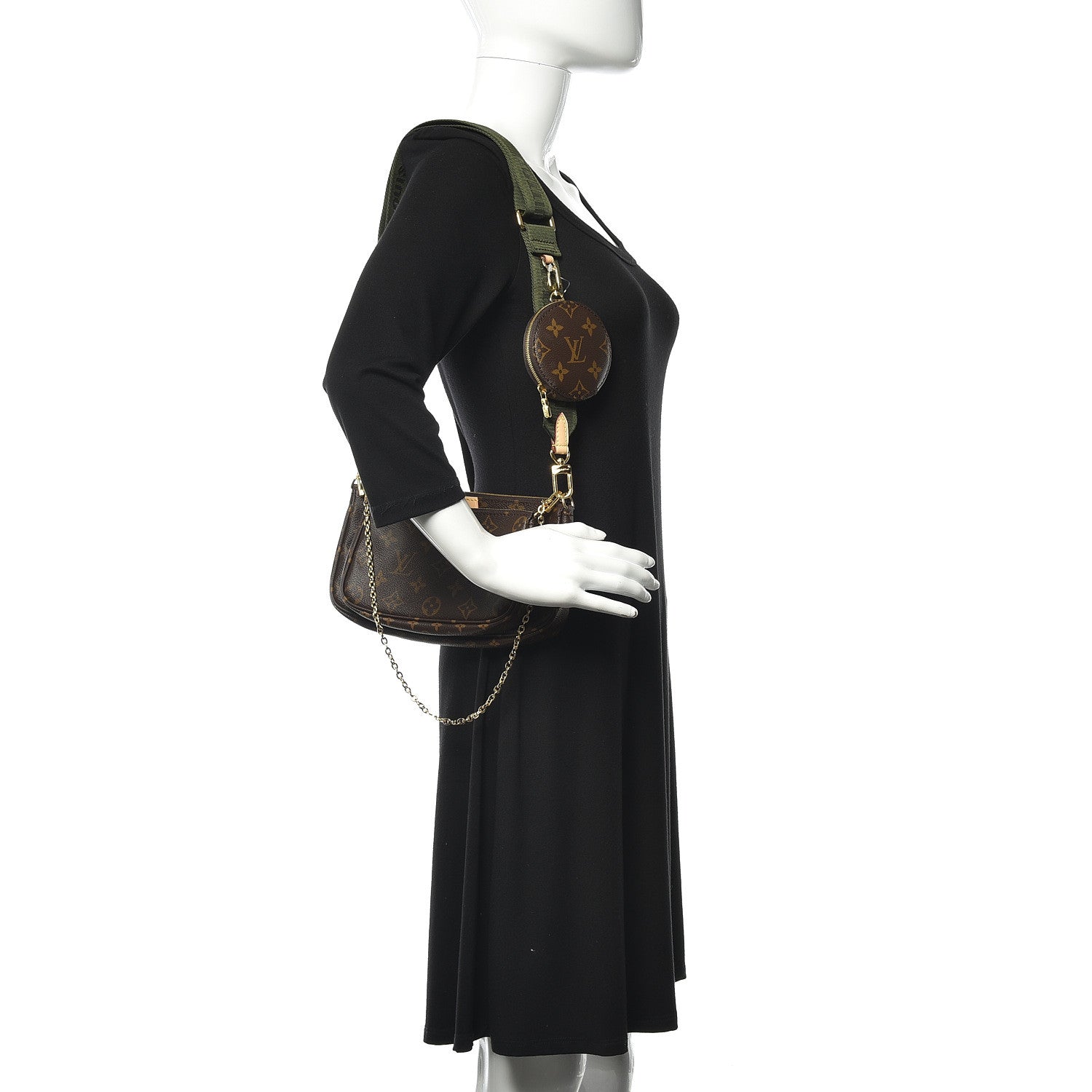Louis Vuitton Monogram Multi Pochette Accessories Kaki 2 of 12