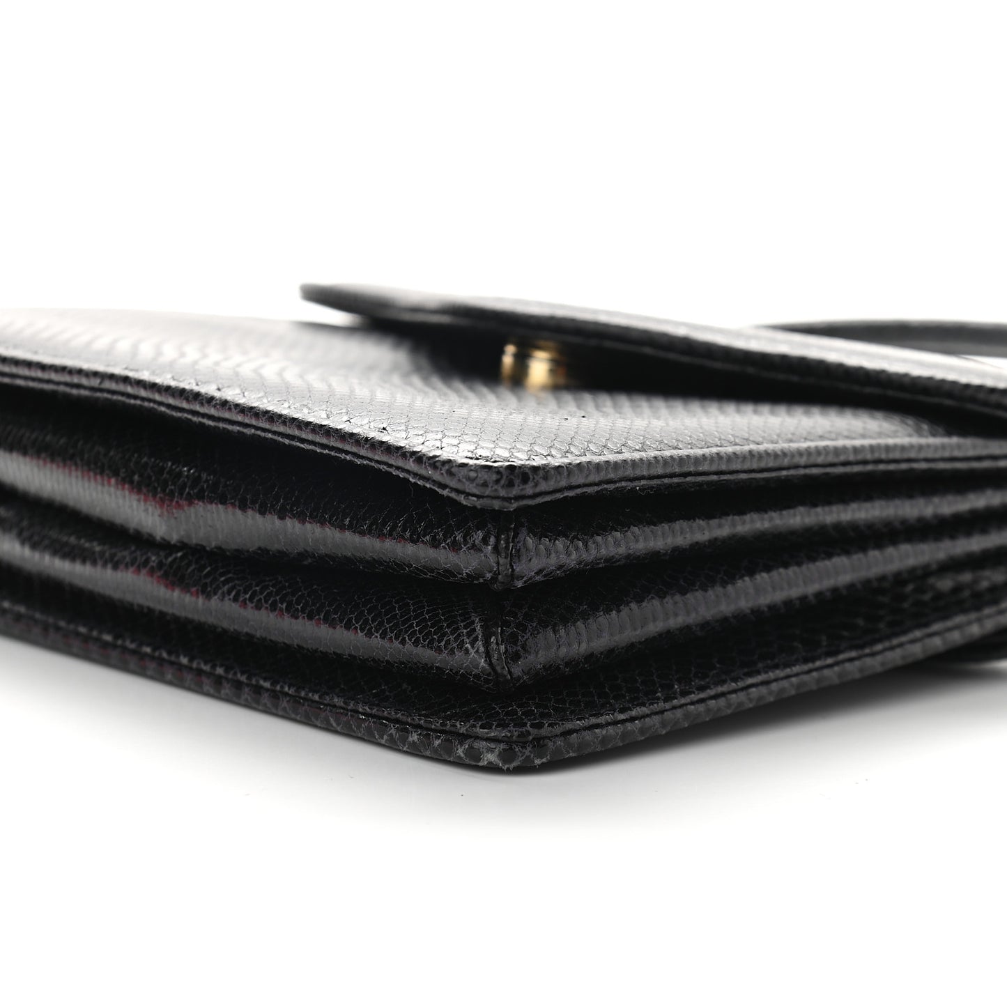 Lizard Evening Bag Black