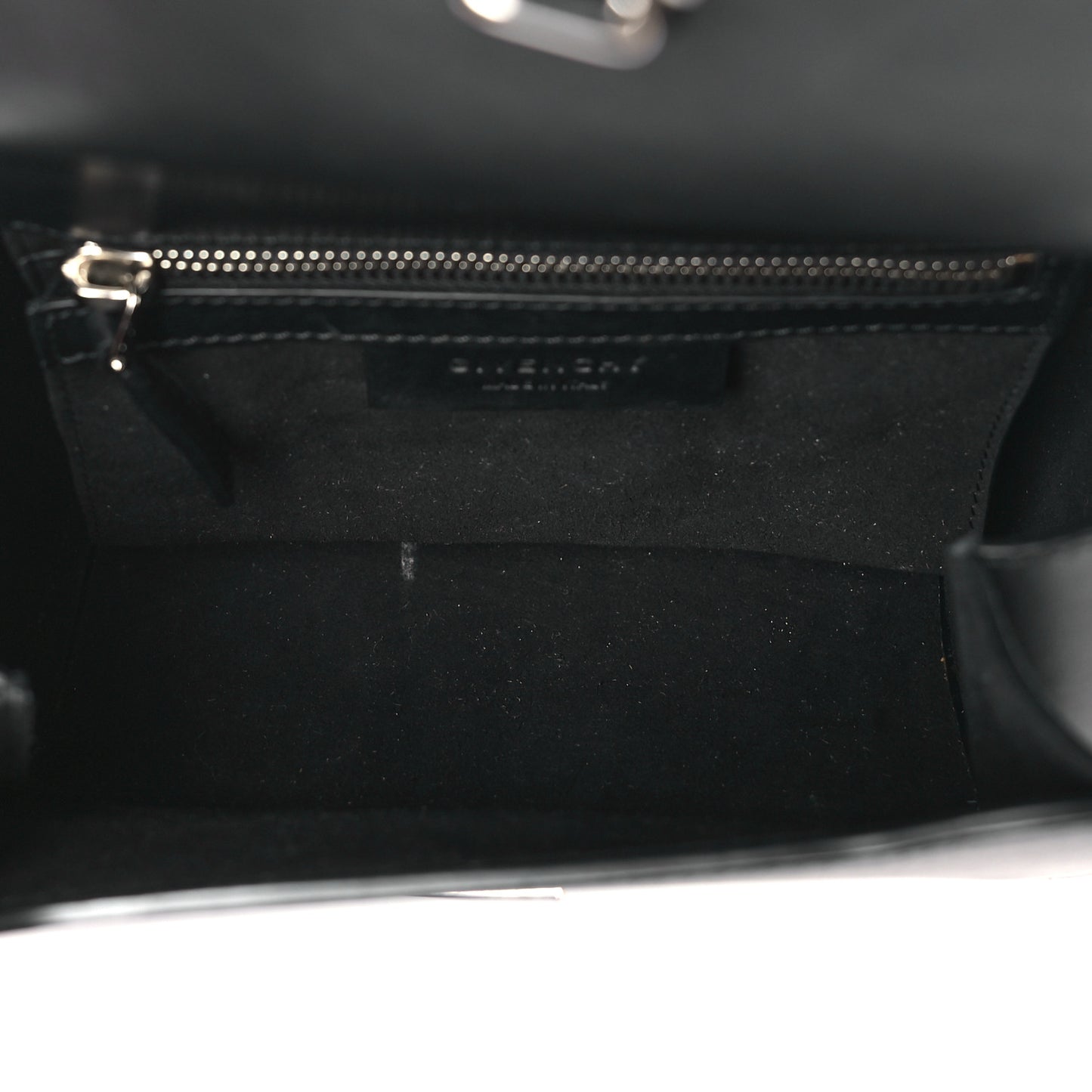 Calfskin Mini Pandora Box Chain Crossbody Bag Black