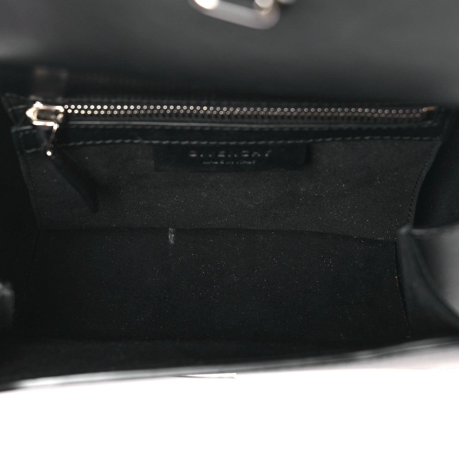 Givenchy Calfskin Mini Pandora Box Chain Crossbody Bag Black 5 of 9