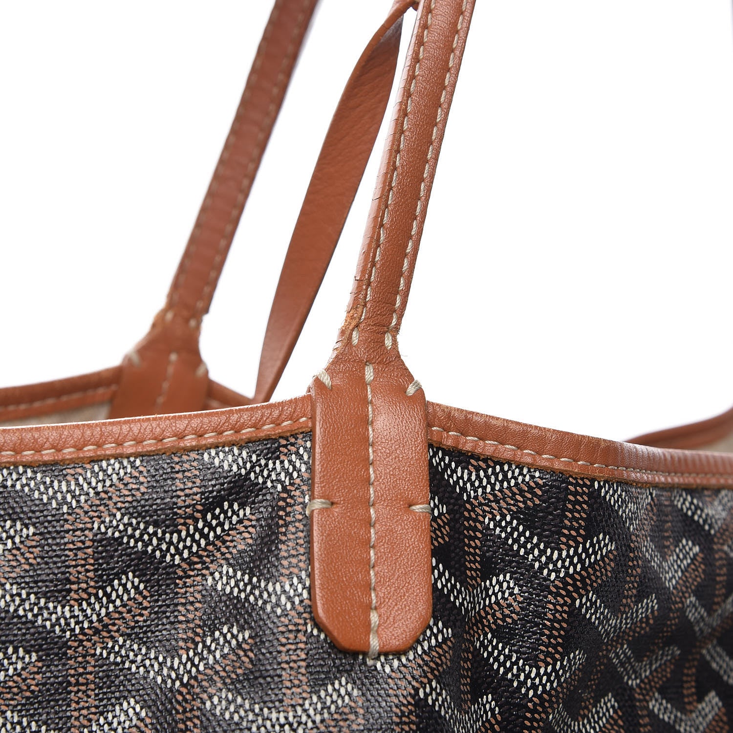 Goyard Goyardine Saint Louis GM Black Gold 17 of 56